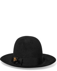 Женская черная шляпа от Gucci