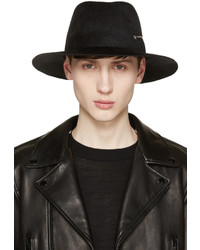 Мужская черная шляпа от Larose