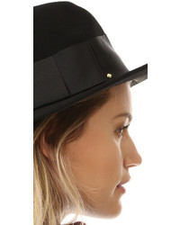Женская черная шляпа от Kate Spade