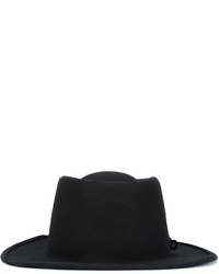 Мужская черная шляпа