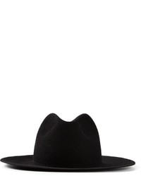 Мужская черная шляпа