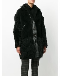 Черная шуба от Kenzo