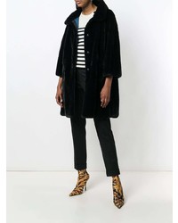 Черная шуба от Liska