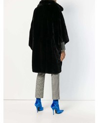 Черная шуба от Liska