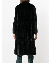 Черная шуба от Liska