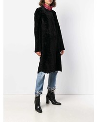 Черная шуба от Giorgio Brato