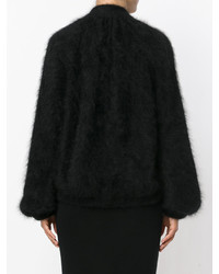 Черная шуба от Tom Ford