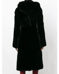 Черная шуба от Liska