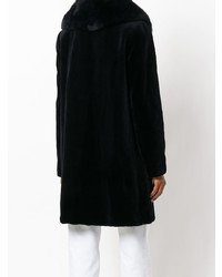 Черная шуба от Cara Mila