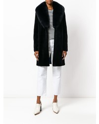 Черная шуба от Cara Mila