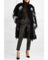 Черная шуба от A PERDIFIATO