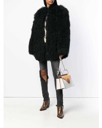 Черная шуба от Numerootto