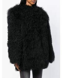 Черная шуба от Numerootto