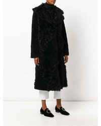 Черная шуба от Drome