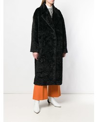 Черная шуба от Vivetta