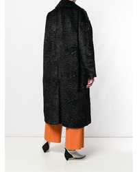 Черная шуба от Vivetta