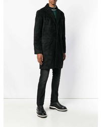 Мужская черная шуба от RtA