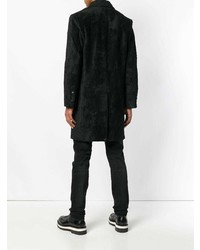 Мужская черная шуба от RtA