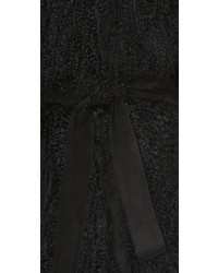 Черная шуба от Tamara Mellon