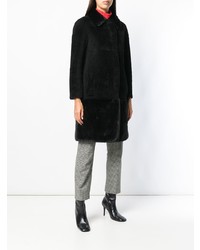 Черная шуба от Blancha