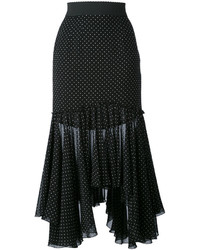 Черная юбка в горошек от Dolce & Gabbana