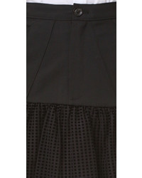 Черная юбка в сеточку от Marissa Webb