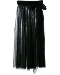 Черная юбка из фатина от MSGM