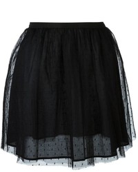 Черная юбка из фатина от RED Valentino