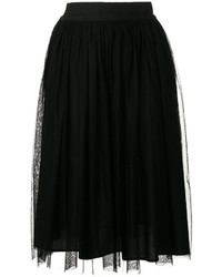 Черная юбка из фатина от Roberto Collina