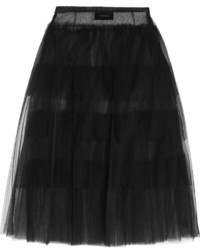 Черная юбка из фатина от Simone Rocha
