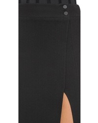 Черная юбка-карандаш с разрезом от Jason Wu