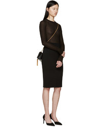Черная юбка-карандаш от Givenchy