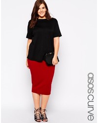 Черная юбка-карандаш от Asos