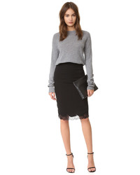 Черная юбка-карандаш от Theory