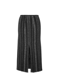 Черная юбка-миди с украшением от Proenza Schouler
