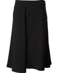 Черная юбка-миди со складками от Ann Demeulemeester