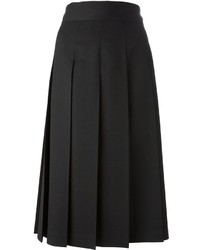 Черная юбка-миди со складками от Comme des Garcons