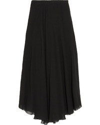 Черная юбка-миди со складками от Etoile Isabel Marant