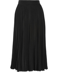 Черная юбка-миди со складками от Gucci