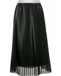 Черная юбка-миди со складками от GUILD PRIME