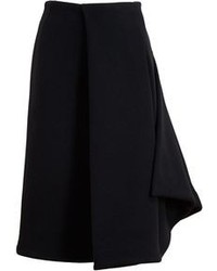 Черная юбка-миди со складками от J.W.Anderson