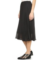 Черная юбка-миди со складками от BB Dakota