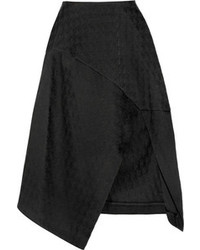 Черная юбка-миди со складками от Stella McCartney