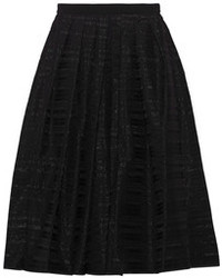 Черная юбка-миди со складками от Tibi