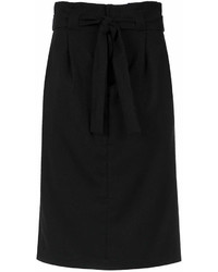 Черная юбка-миди со складками от Tufi Duek