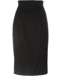 Черная юбка-миди от Christian Dior