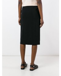 Черная юбка-миди от T by Alexander Wang