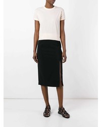 Черная юбка-миди от T by Alexander Wang