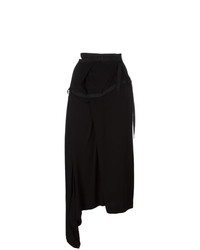 Черная юбка-миди от Yohji Yamamoto Vintage