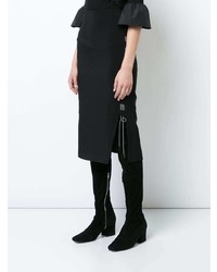 Черная юбка-миди от Antonio Berardi